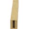 Ekena Millwork 3-inch W x 14-inch D x 14-inch H Ridgewood Rough Cedar Woodgrain TimberThane Knee Brace, Primed BRCUR03X14X14RIDRCPR - alternate 4